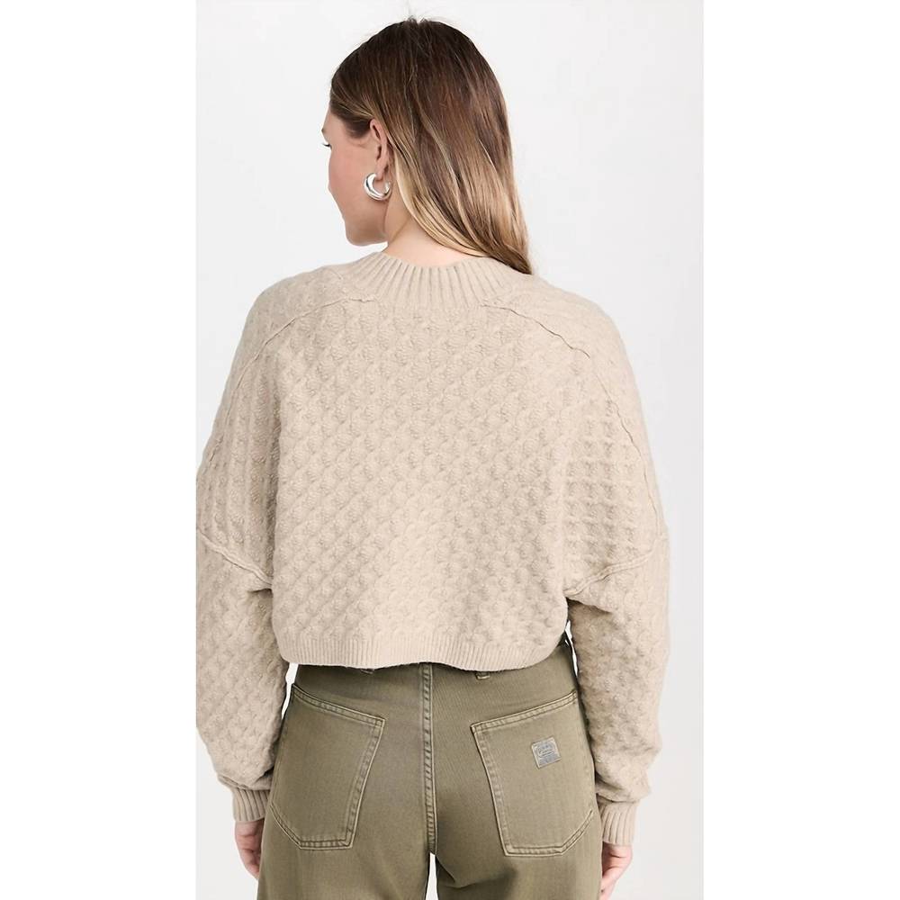 NEW FREE PEOPLE marlow cardigan in feather grey - Picture 4 of 4